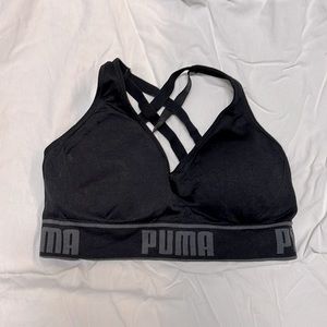 Puma activewear, S size , Sports Bra, Black